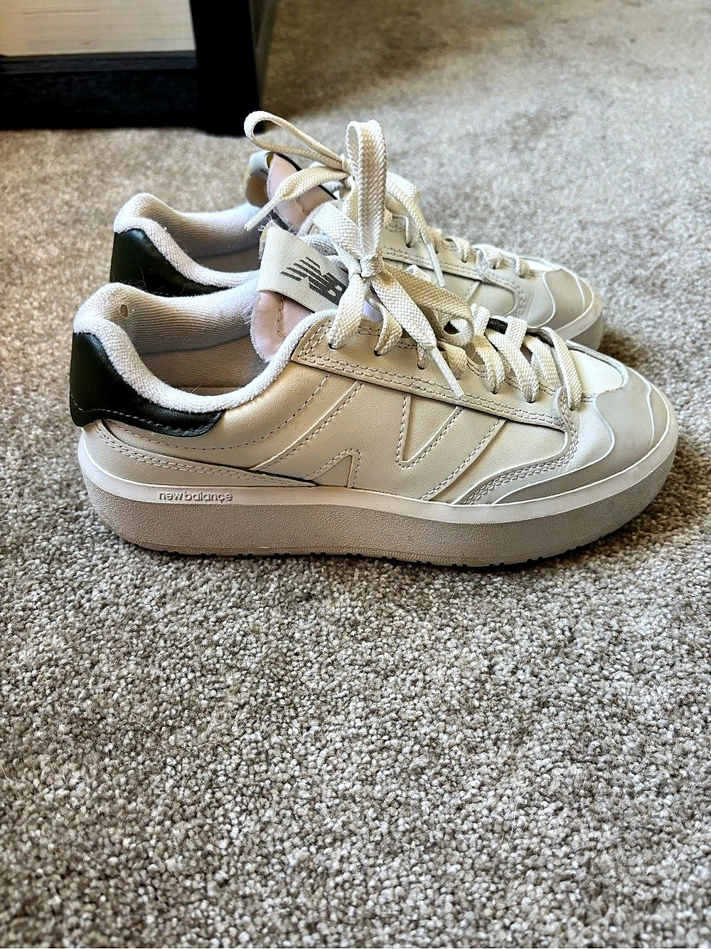 The Intelligent Choice CT302 White & Black Sneakers